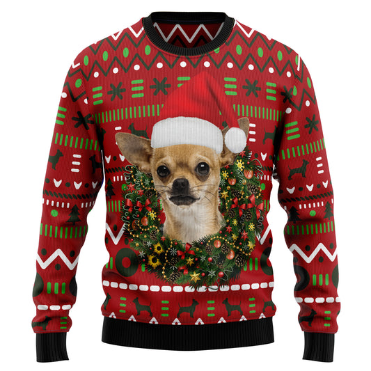 Playful Chihuahua Merry Christmas HZ92301 Ugly Christmas Sweater