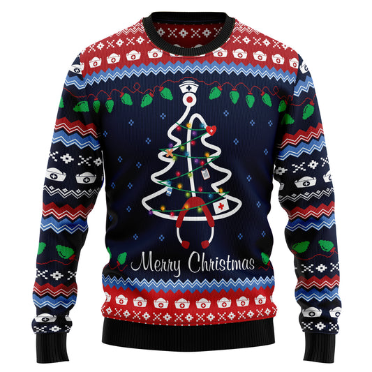 Merry Christmas Nurse HZ102108 Ugly Christmas Sweater