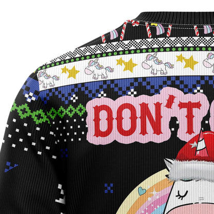 Unicorn Believing Christmas T239 Ugly Christmas Sweater
