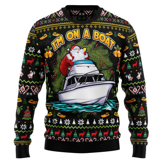 I'm On A Boat HT091206 Ugly Christmas Sweater