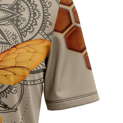 Mandala Bee G5724 Hawaiian Shirt
