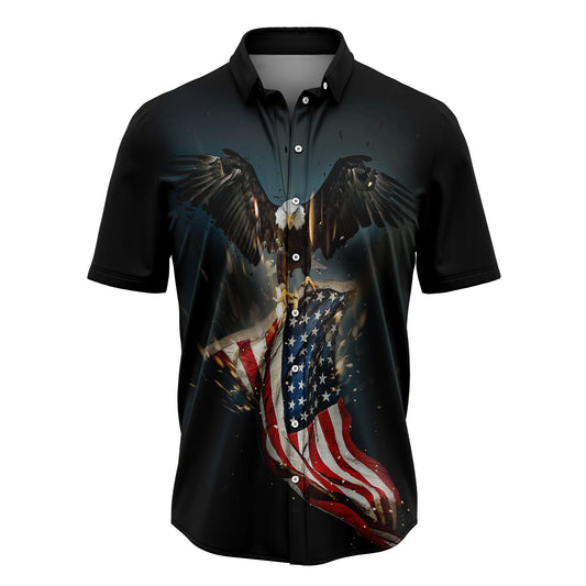 Amazing Eagle America HT23705 Hawaiian Shirt