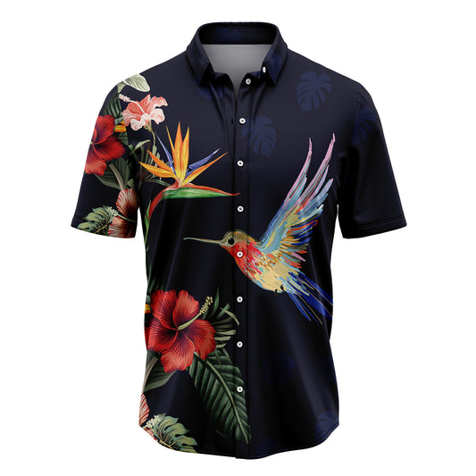 Tropical Flower Hummingbird H227049 Hawaiian Shirt
