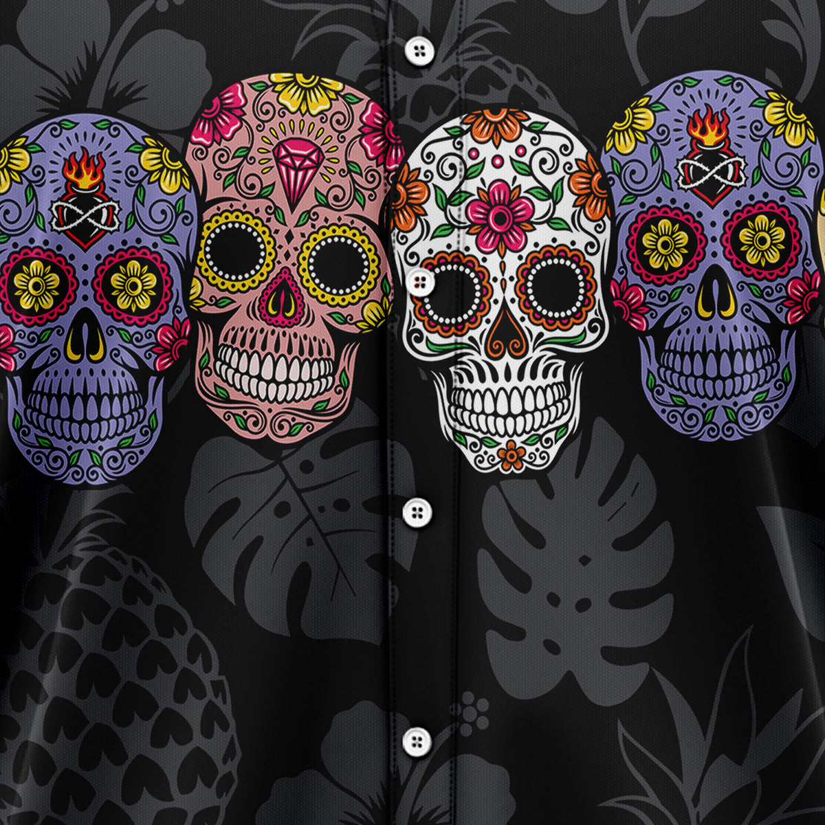 Classic Skull H237018 Hawaiian Shirt