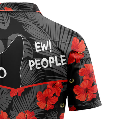 Black Cat H107021 Hawaiian Shirt