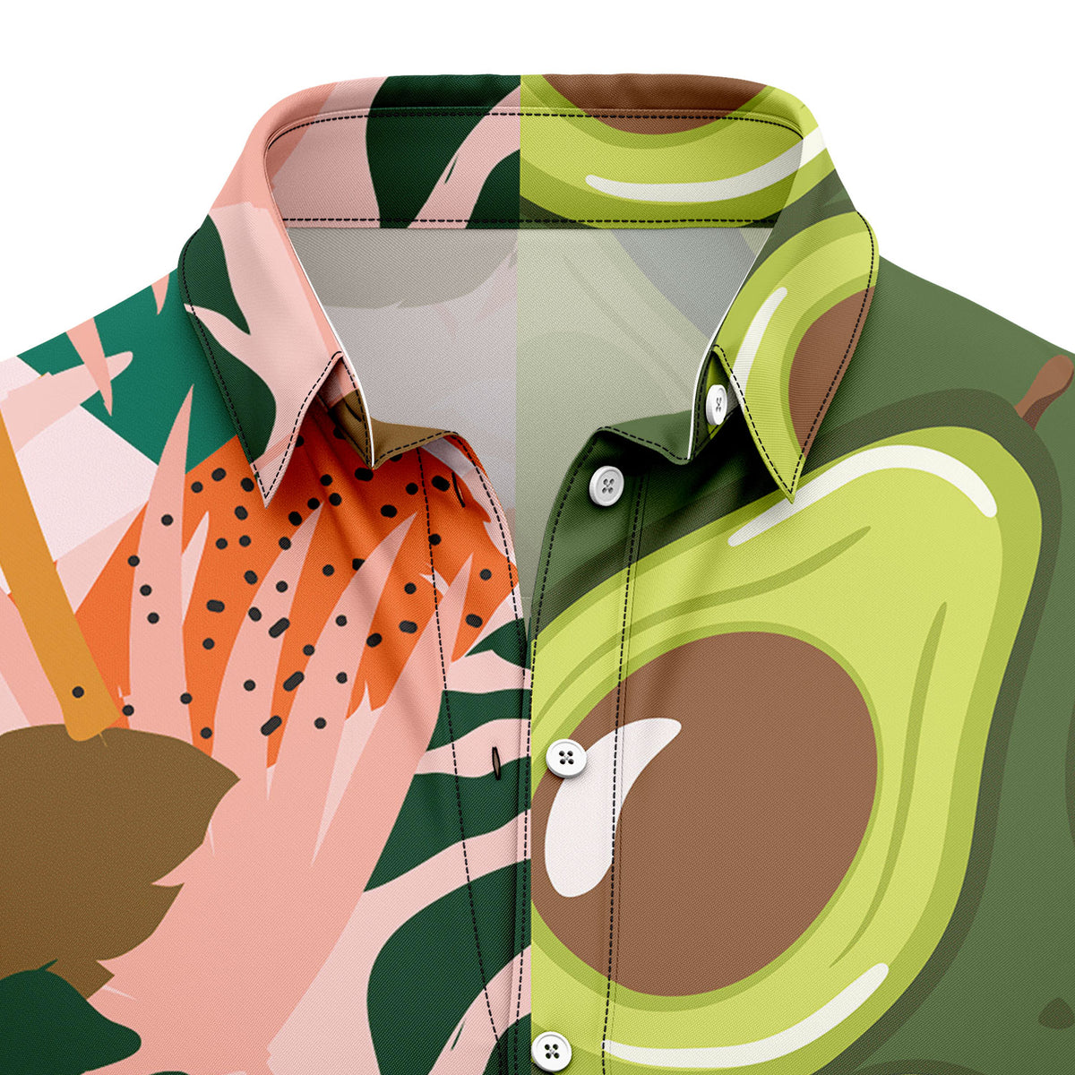 Avocado Jungle T1007 Hawaiian Shirt