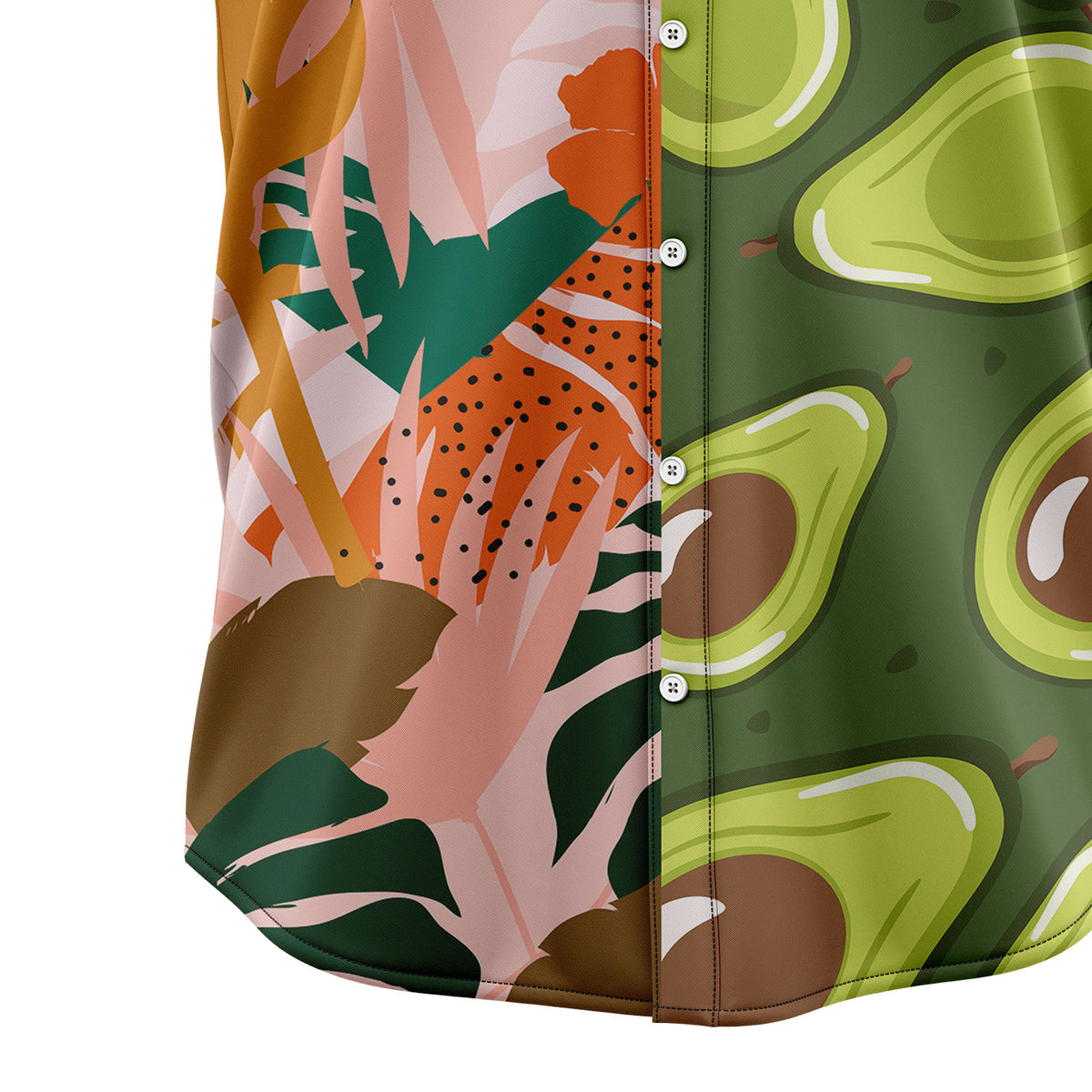 Avocado Jungle T1007 Hawaiian Shirt