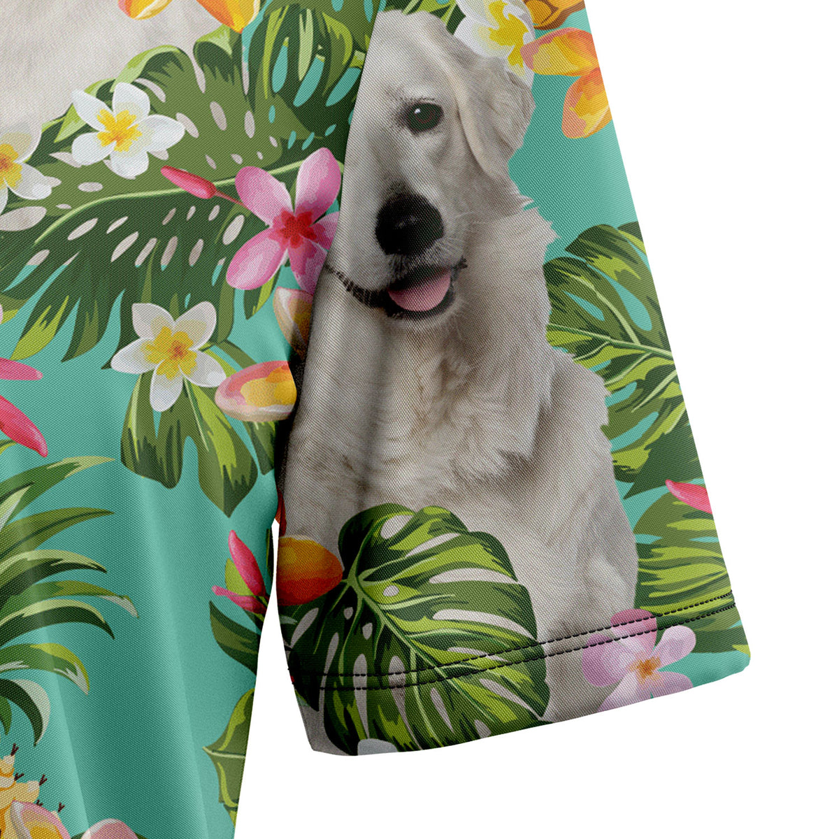 Tropical Pineapple Kuvasz H97087 Hawaiian Shirt