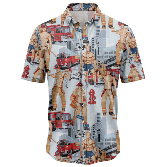 Awesome Fireman Firefighter G5723 Hawaiian Shirt