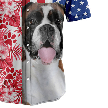 Boxer USA and Tropical D2307 Hawaiian Shirt