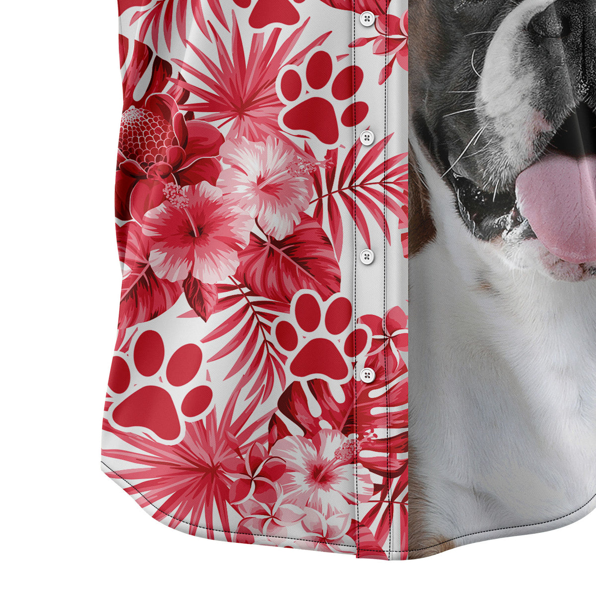 Boxer USA and Tropical D2307 Hawaiian Shirt
