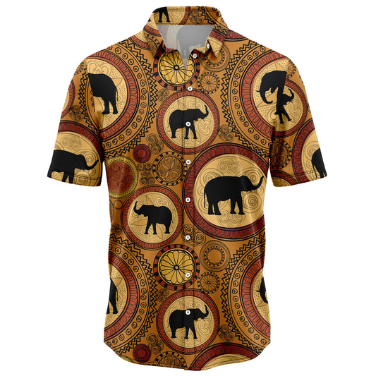 Elephant African Pattern TY2207 Hawaiian Shirt