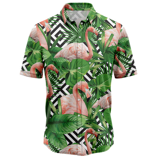 Summer exotic jungle tropical Flamingo H97075 - Hawaii Shirt