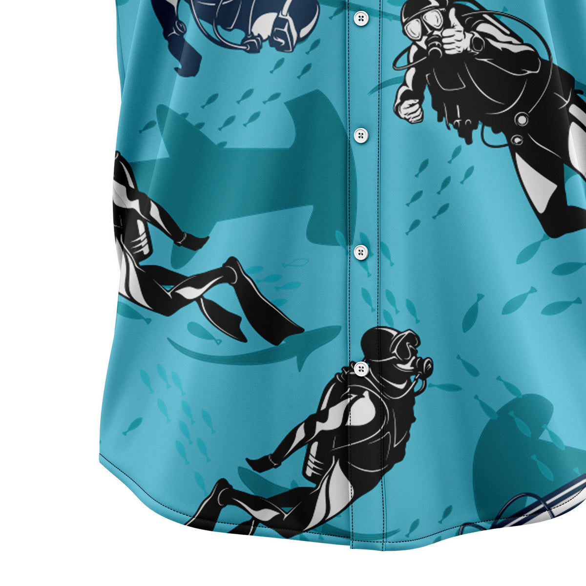 Scuba Diving With Shark TG5721 Hawaiian Shirt