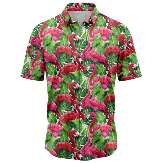 Flamingo Leaf D2107 Hawaiian Shirt