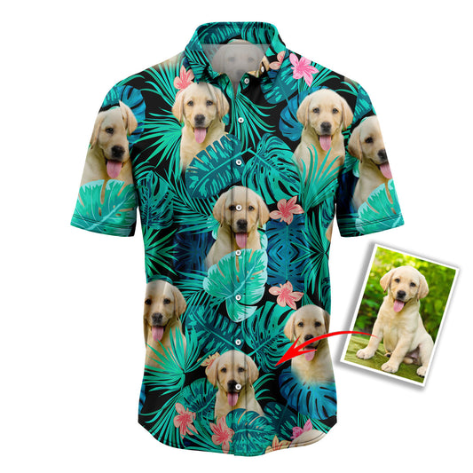 Custom Photo Dog Tropical T0207 Hawaiian Shirt