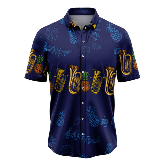 Tuba Musical Instrument G5805 Hawaiian Shirt