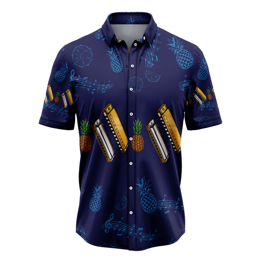 Harmonica Musical Instrument G5805 Hawaiian Shirt