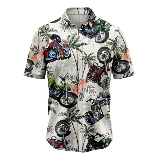 Motorbike Tropical Vintage T0307 Hawaiian Shirt