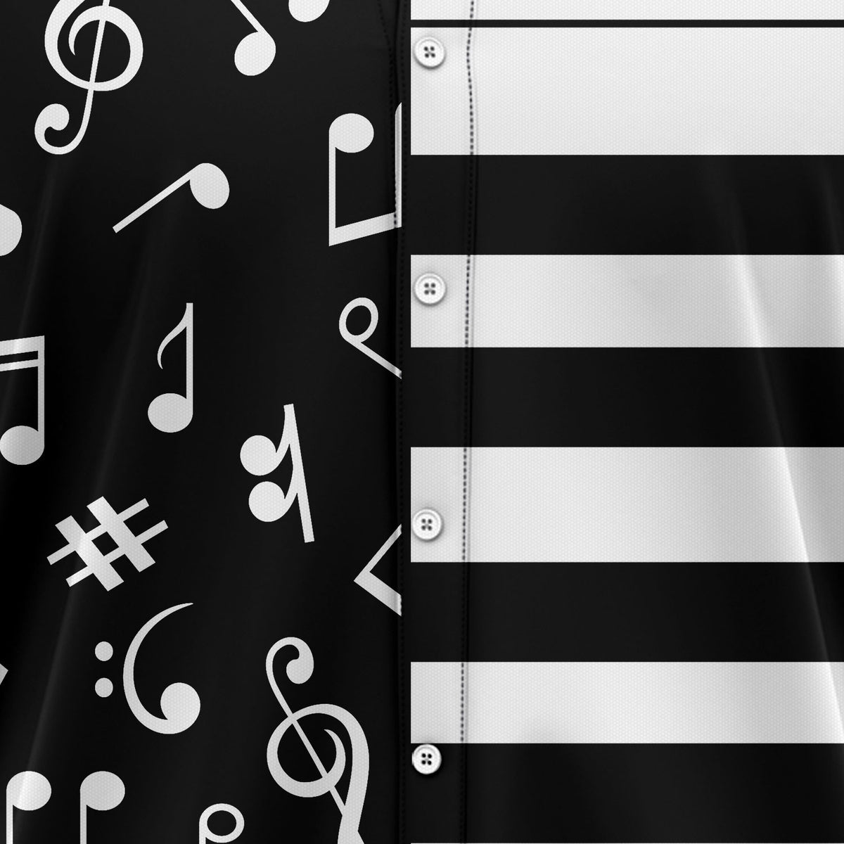 Piano Music Notes TY2007 Hawaiian Shirt