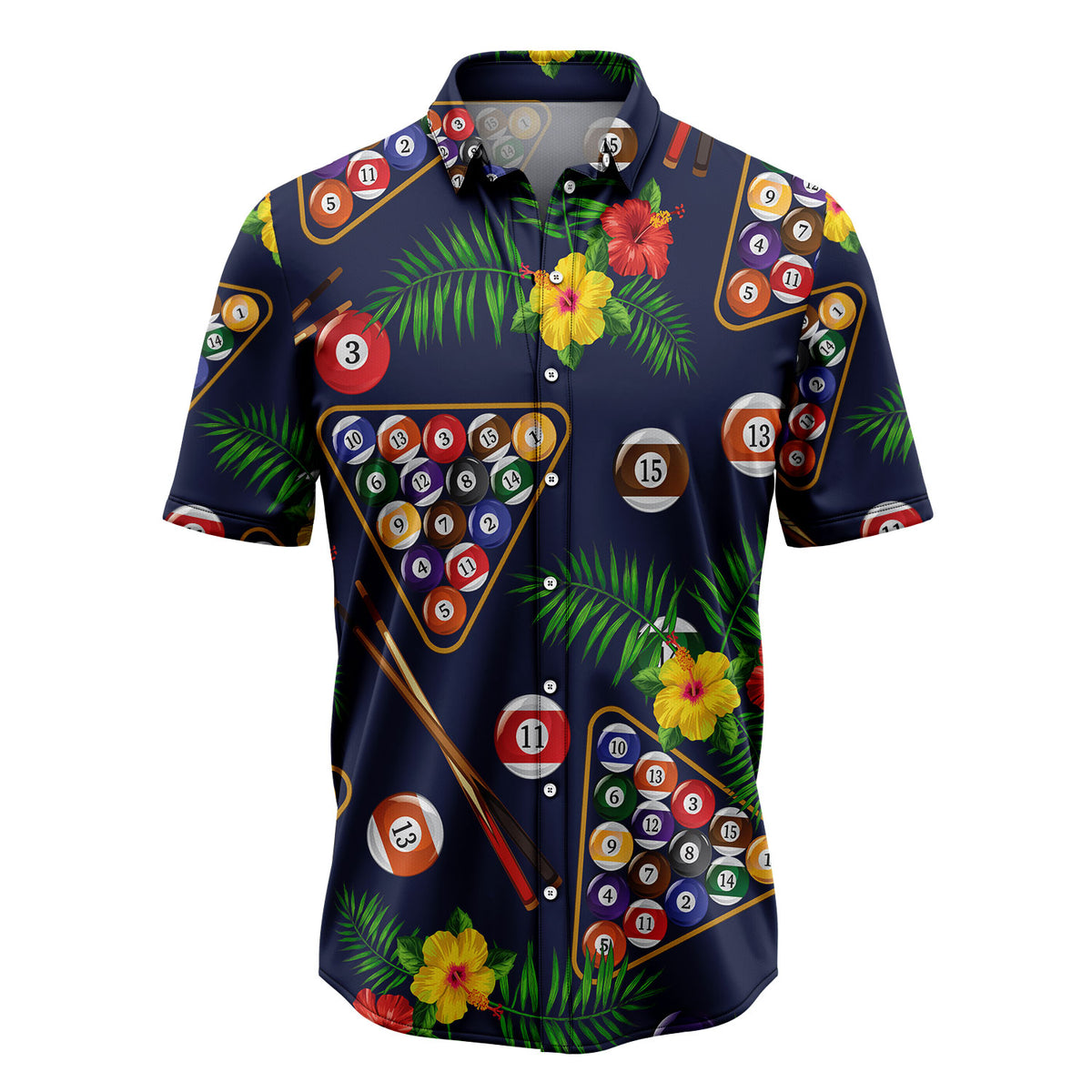 Pool Billiard Hawaii T1007 Hawaiian Shirt