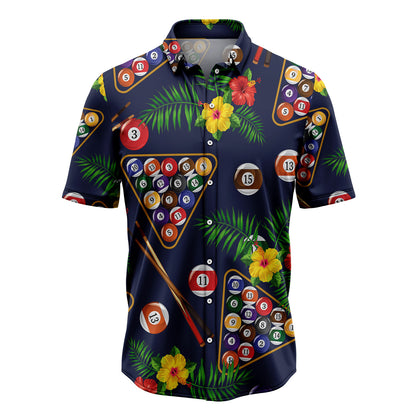 Pool Billiard Hawaii T1007 Hawaiian Shirt