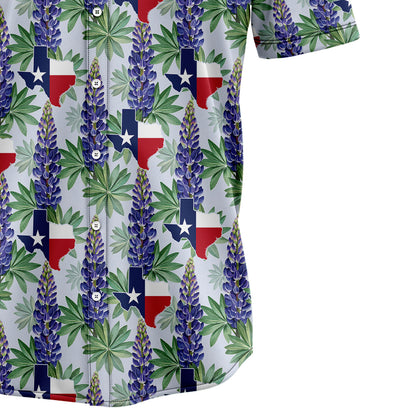 Texas Bluebonnet Flag H107023 Hawaiian Shirt