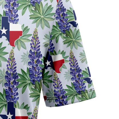 Texas Bluebonnet Flag H107023 Hawaiian Shirt