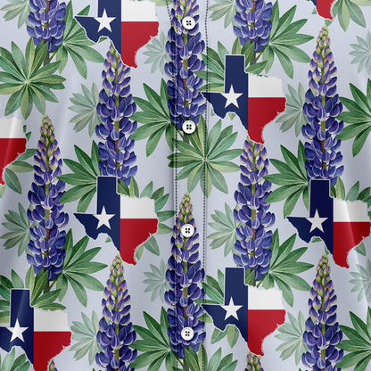 Texas Bluebonnet Flag H107023 Hawaiian Shirt