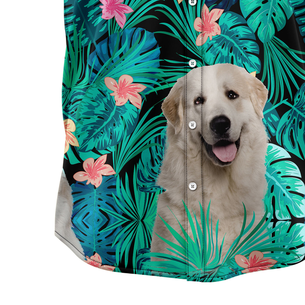 Great Pyrenees Tropical T0207 Hawaiian Shirt