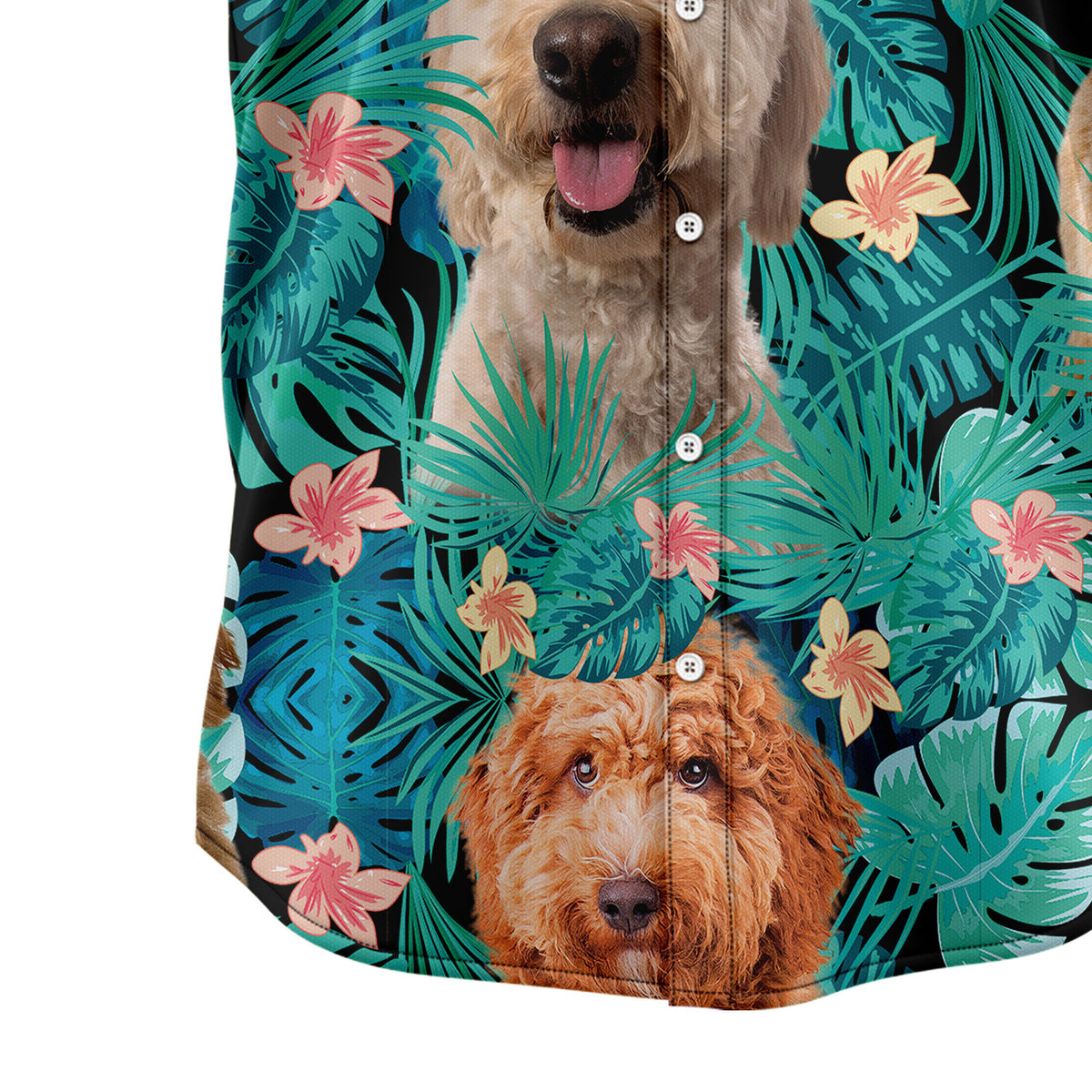 Goldendoodle Tropical T0207 Hawaiian Shirt