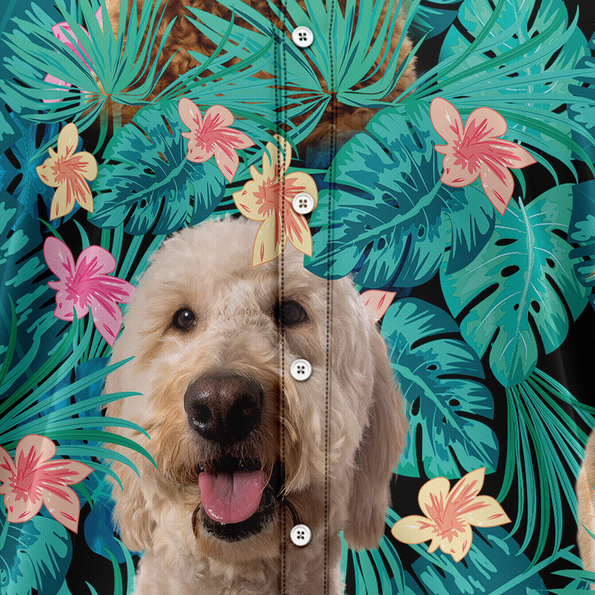 Goldendoodle Tropical T0207 Hawaiian Shirt