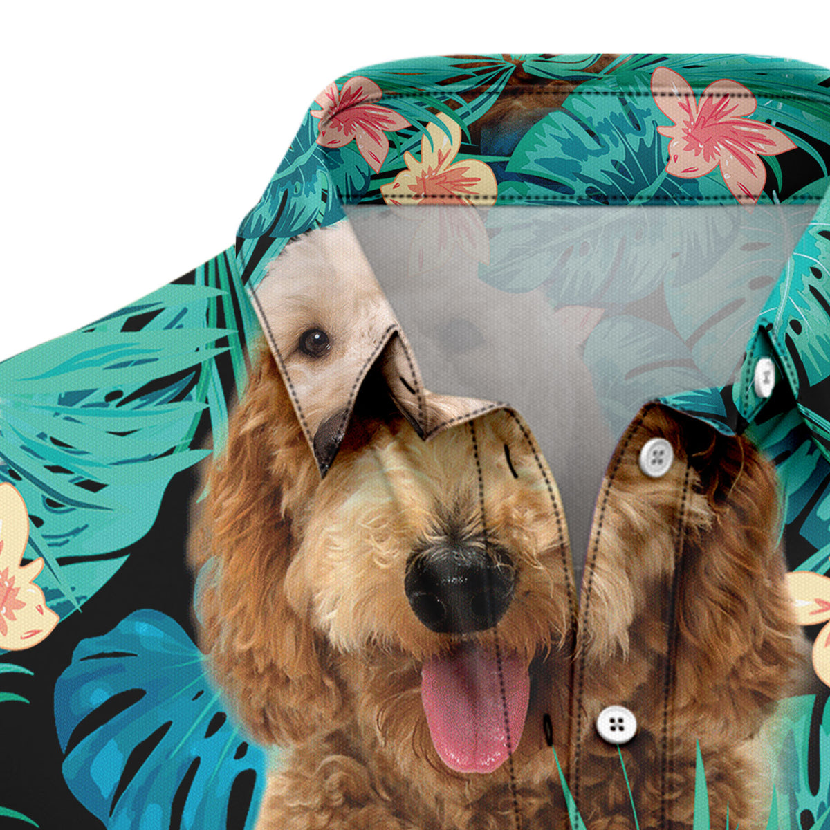 Goldendoodle Tropical T0207 Hawaiian Shirt