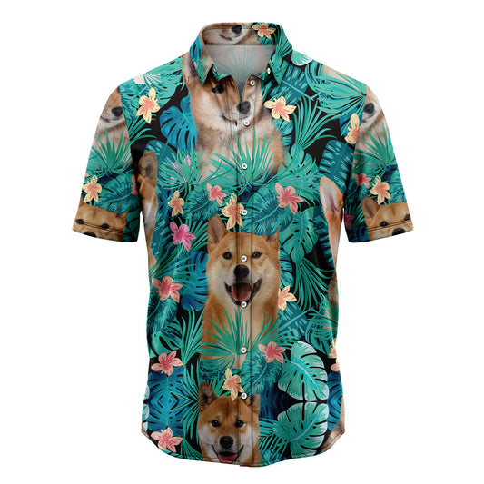 Shiba Inu Tropical T0207 Hawaiian Shirt