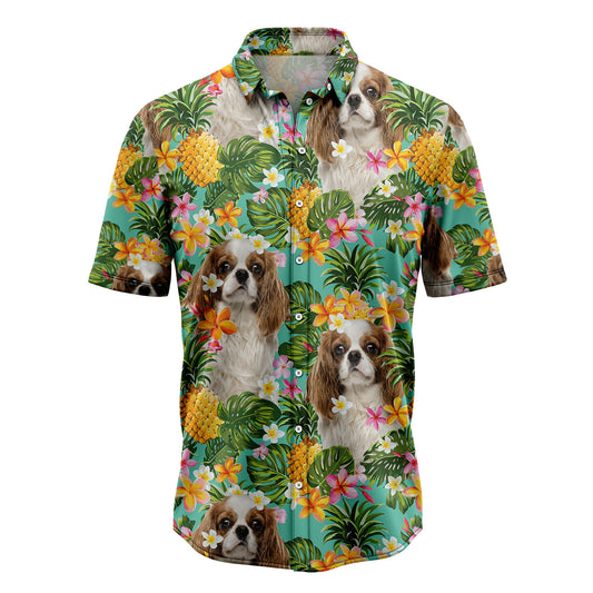 Tropical Pineapple Cavalier King Charles Spaniel H87059 Hawaiian Shirt