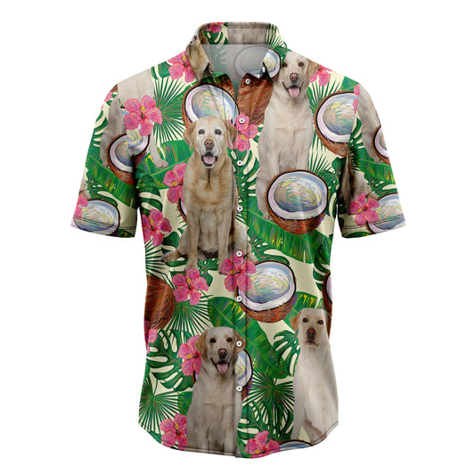 Labrador Retriever Tropical Coconut G5729 Hawaiian Shirt