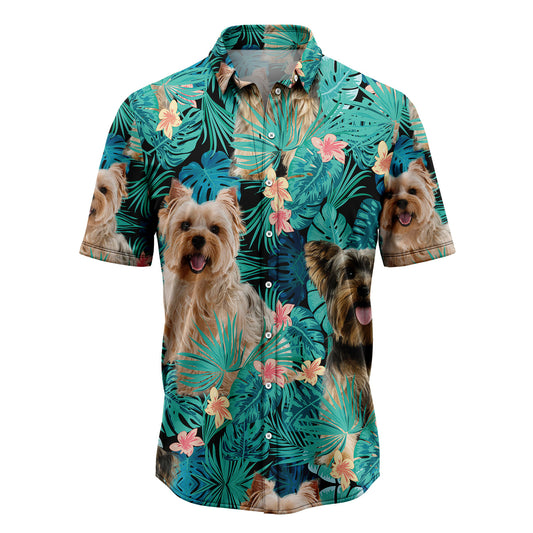 Yorkshire Terrier Tropical T0107 Hawaiian Shirt