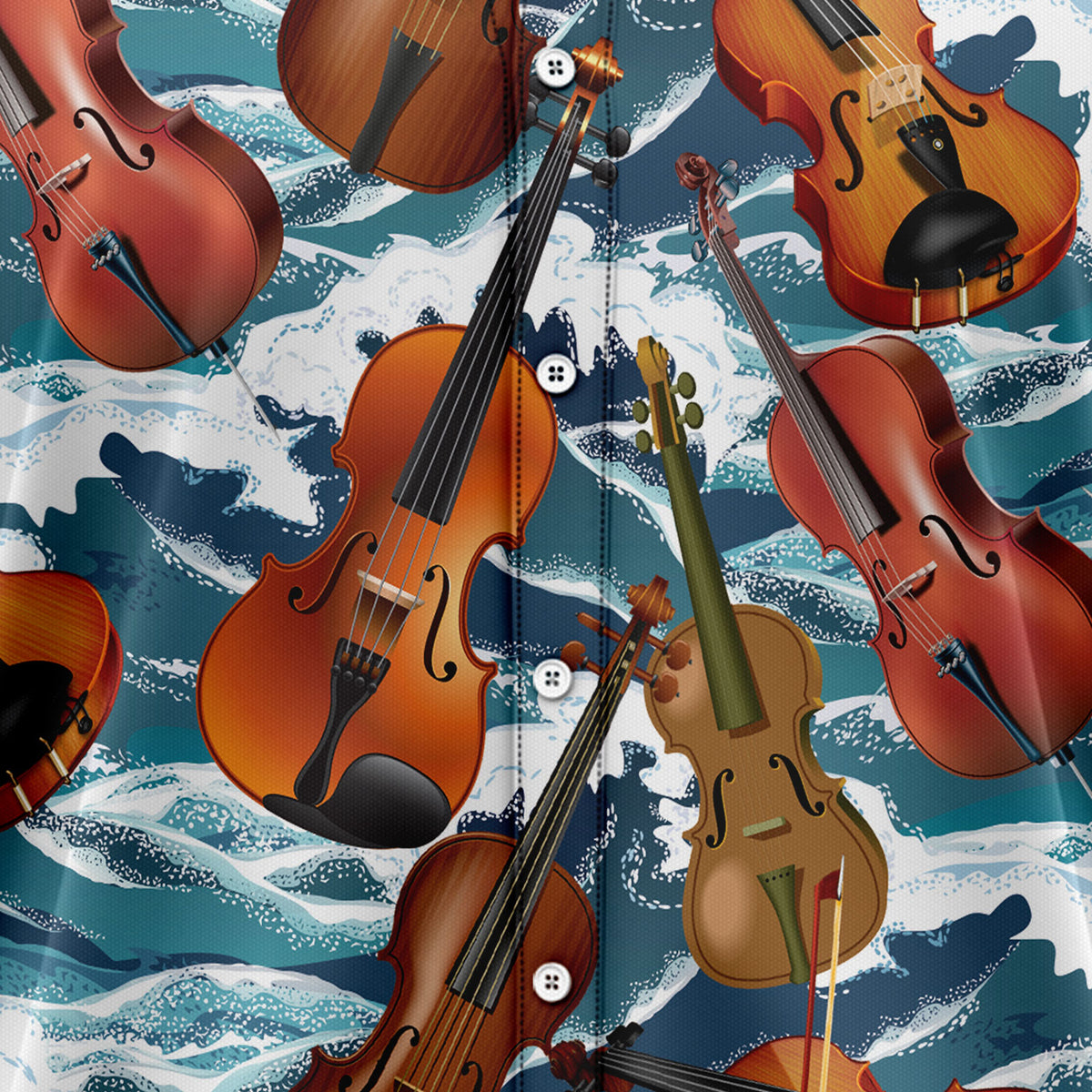 Violin For Summer G5710 Hawaiian Shirt