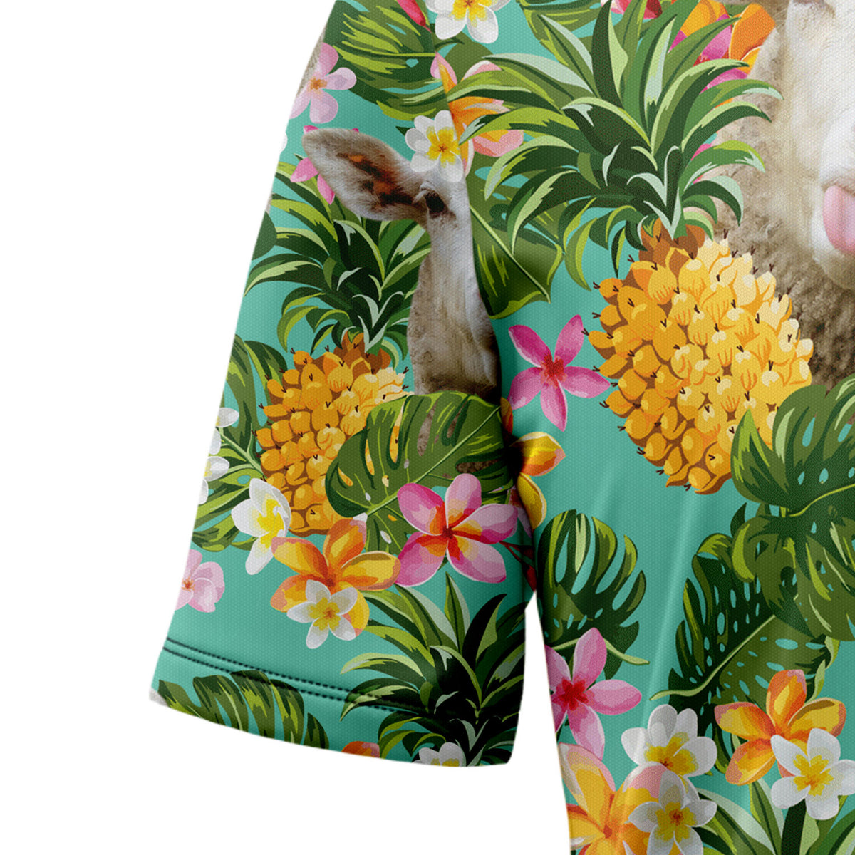 Tropical Pineapple Sheep H67024 Hawaiian Shirt