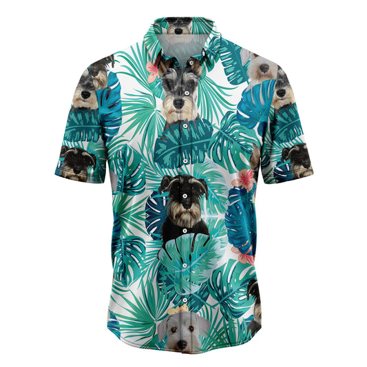 Tropical Miniature Schnauzer H2714 Hawaiian Shirt
