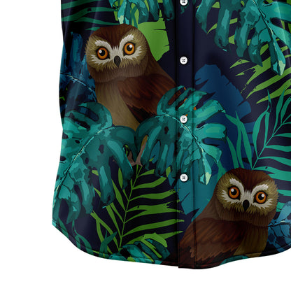 Tropical Owls H2767 Hawaiian Shirt