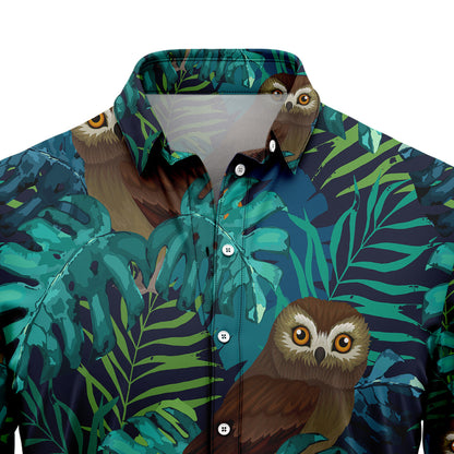 Tropical Owls H2767 Hawaiian Shirt
