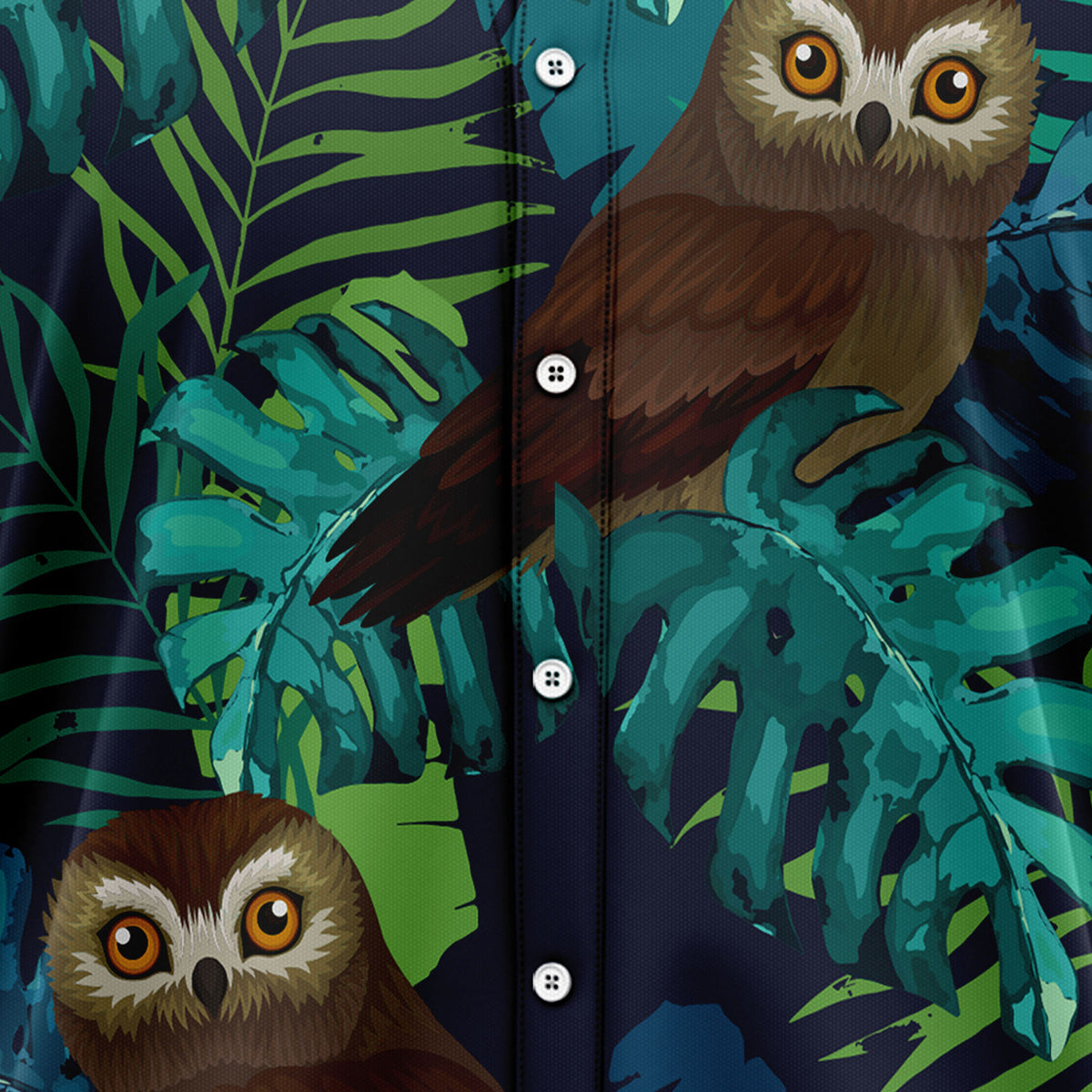 Tropical Owls H2767 Hawaiian Shirt