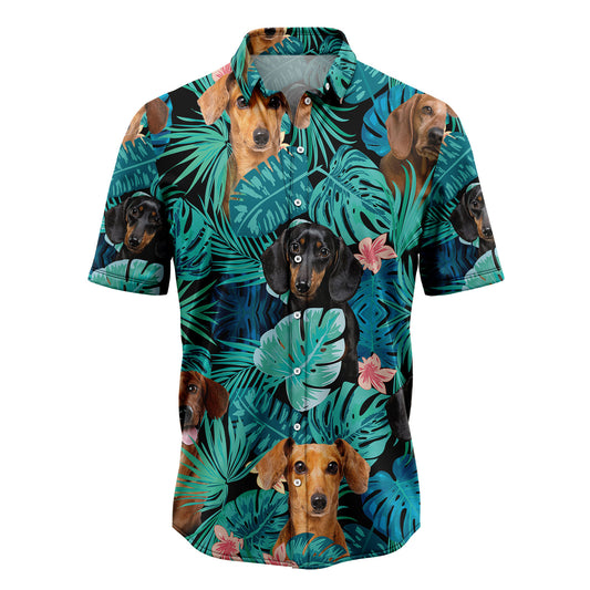 Tropical Dachshund G5701 Hawaiian Shirt