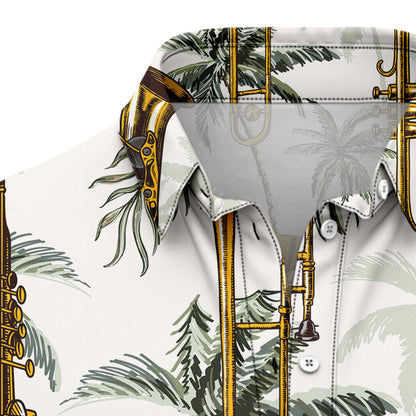 Saxophone Tropical Vintage T0707 Hawaiian Shirt