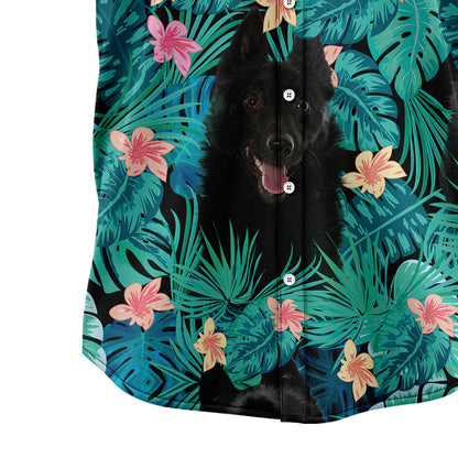 Schipperke Tropical T0307 Hawaiian Shirt
