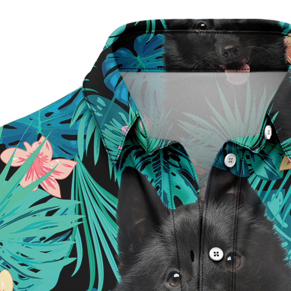 Schipperke Tropical T0307 Hawaiian Shirt