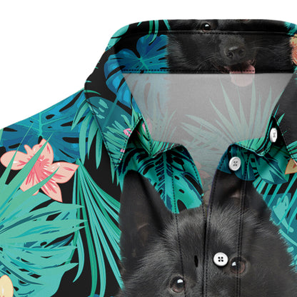 Schipperke Tropical T0307 Hawaiian Shirt