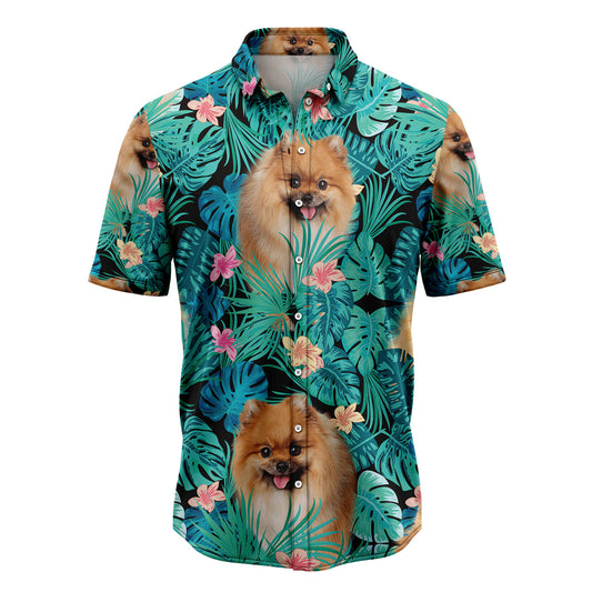 Pomeranian Tropical T0107 Hawaiian Shirt