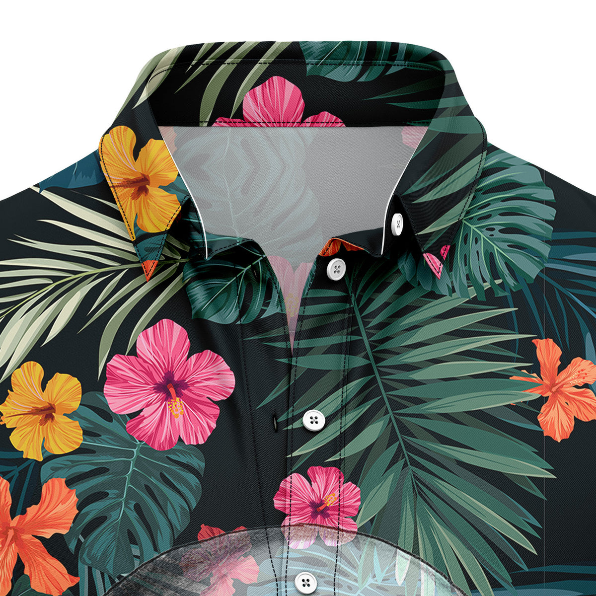 Skull Tropical T0107 - Hawaii Shirt